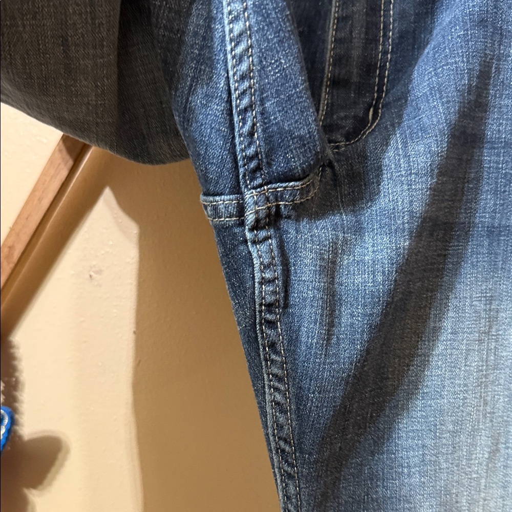 Wrangler Indigo Straight Leg Jeans - Picture 6 of 7